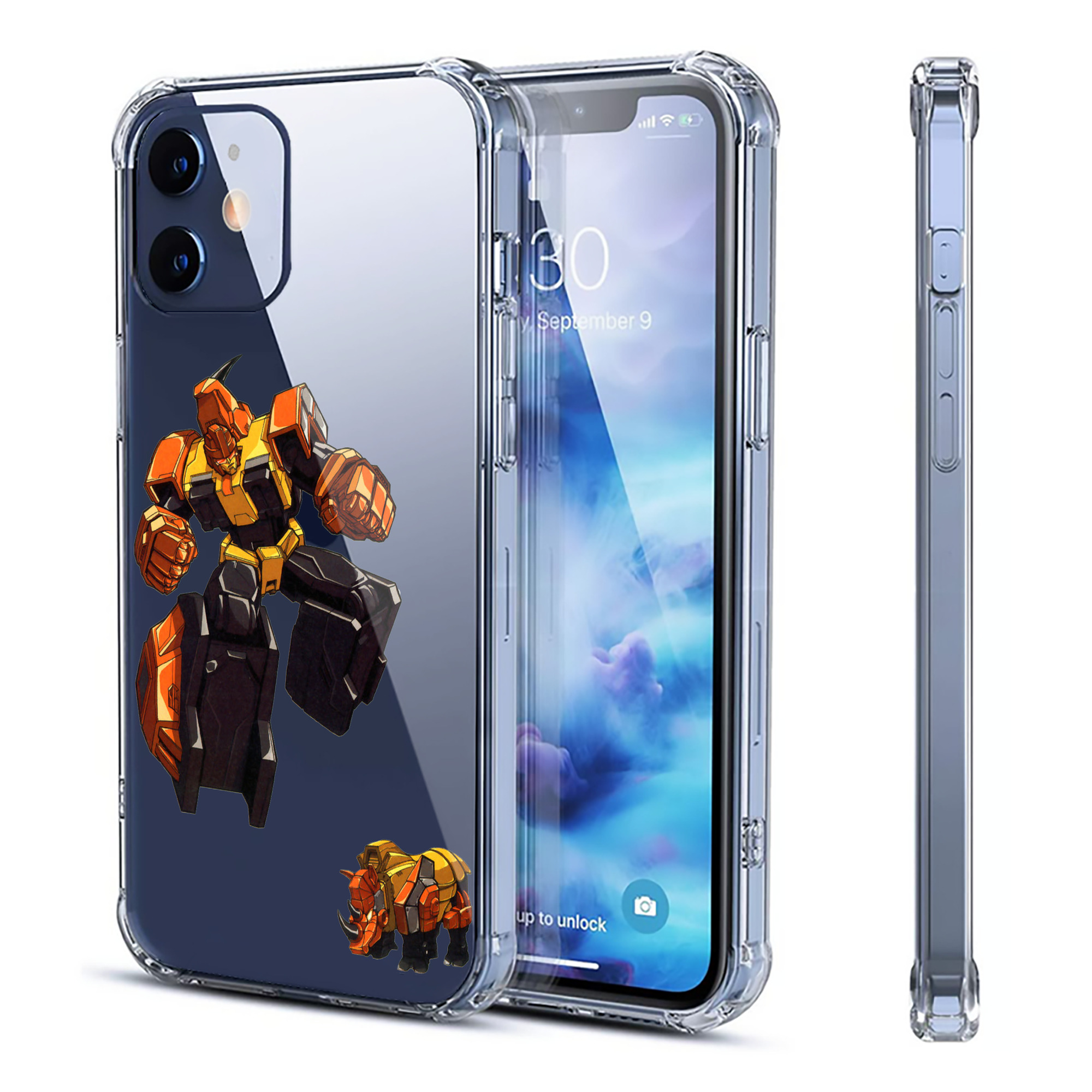 （画像用）  【iPhone 12シリーズ対応】透明スマホケース（クリアソフトケース）